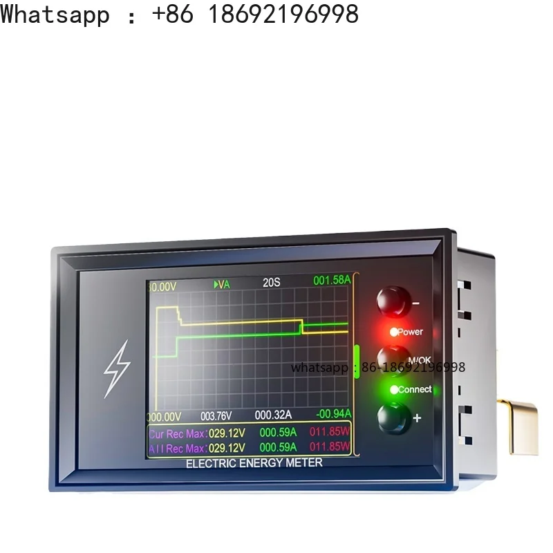 DT20 DC Meter Lithium Battery Power Capacity Tester DC Voltage Tester WIFI Online Version
DT20 DC Meter Lithium Battery Power Capacity Tester DC Voltage Tester WIFI Online Version