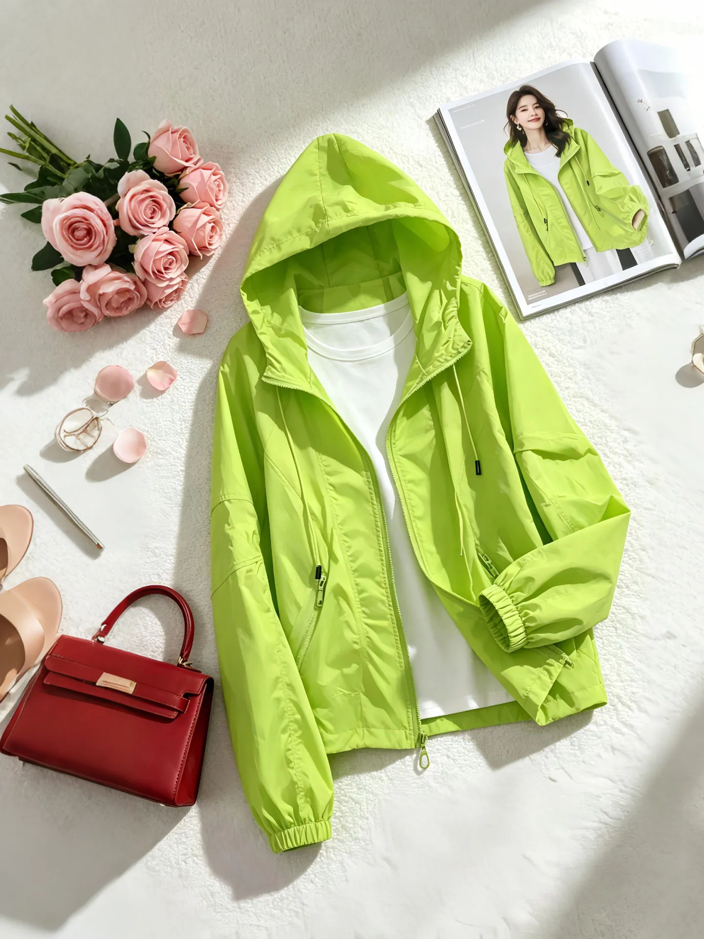 Women's Summer 2026 New Style Durable Long Sleeve Sun Protection Casual Versatile Outerwear Breathable Zipper Closure C...
Women's Summer 2026 New Style Durable Long Sleeve Sun Protection Casual Versatile Outerwear Breathable Zipper Closure C...