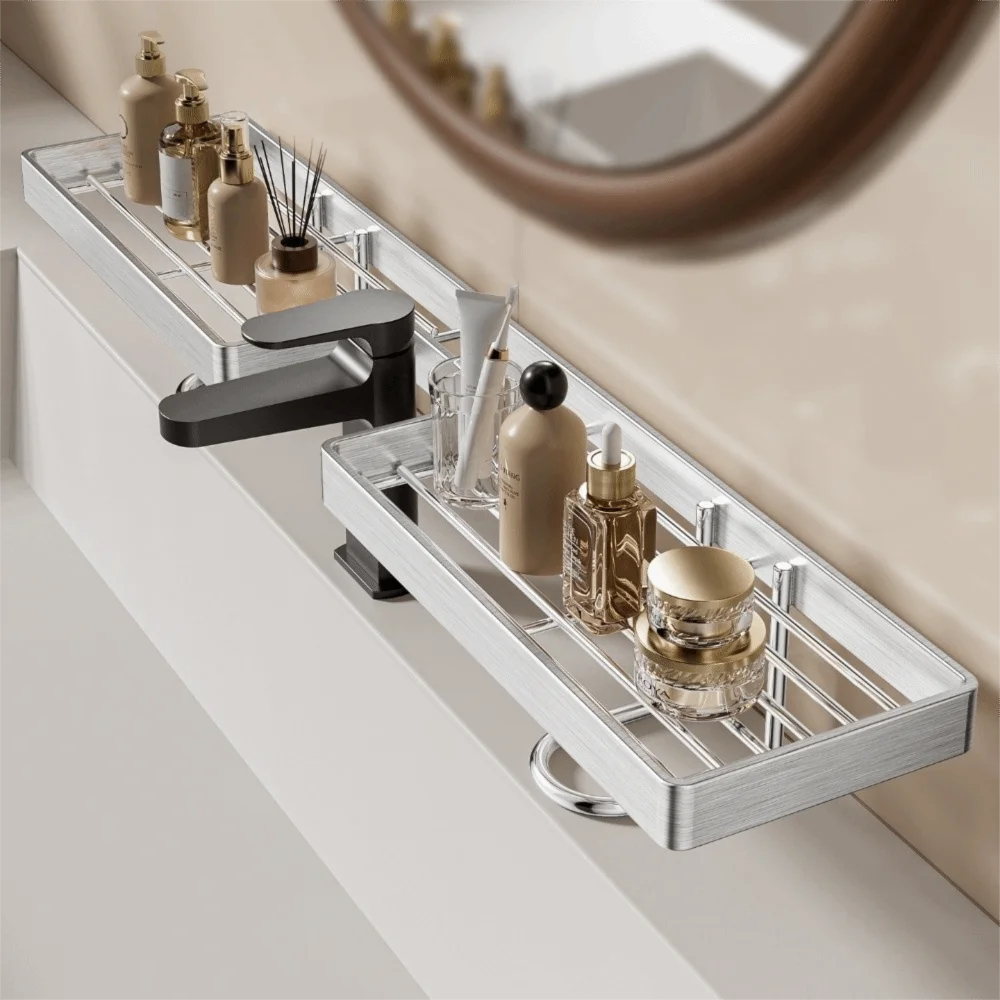 Stainless Steel Bathroom Counter Shelf Hollow Out Integrated Sink Faucet Sink Drying Shelf No Drill Anti Slip Sink Storage Rack
Stainless Steel Bathroom Counter Shelf Hollow Out Integrated Sink Faucet Sink Drying Shelf No Drill Anti Slip Sink Storage Rack