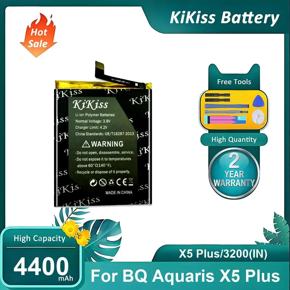 Brand New Mobile Phone Battery For BQ Aquaris X5 Plus,X5 Plus/3200(IN),4400mAh
Brand New Mobile Phone Battery For BQ Aquaris X5 Plus,X5 Plus/3200(IN),4400mAh