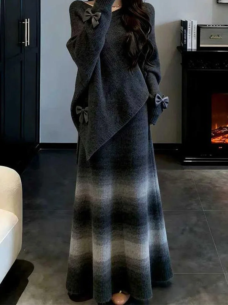 Stunning Winter Fashion Korean Style Beautiful Cold Elegant Lady Maturity Elegant Luxury Outfit One Whole Youthful OOTD Set
Stunning Winter Fashion Korean Style Beautiful Cold Elegant Lady Maturity Elegant Luxury Outfit One Whole Youthful OOTD Set