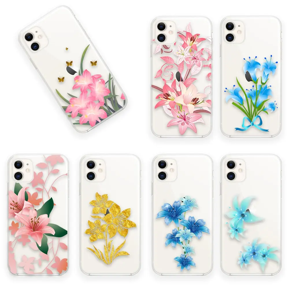 Colorful Lily Flower Fundas Coques Phone Case for iPhone Apple 14 13 12 11 SE 2022 X XR XS 8 7 14 Pro Mini Max Plus Case Capa
Colorful Lily Flower Fundas Coques Phone Case for iPhone Apple 14 13 12 11 SE 2022 X XR XS 8 7 14 Pro Mini Max Plus Case Capa