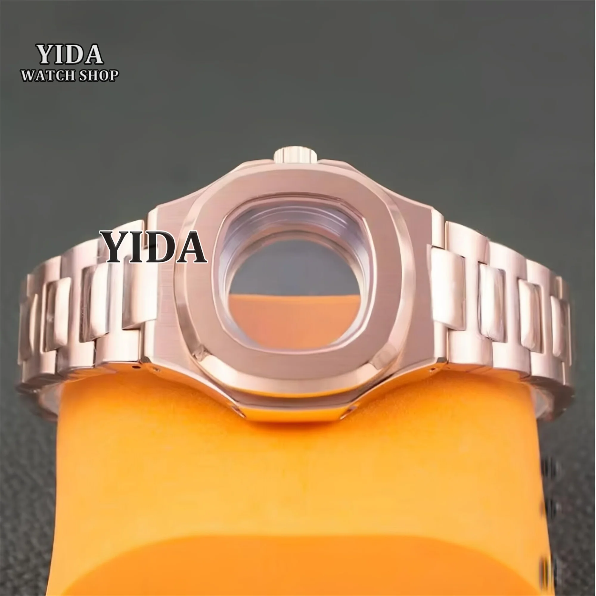 35mm Womens NH05 Watch Case Silver Gold Rose Steel Bracelet Fit NH05 NH06 Movement Nautilus 100M Waterproof Sapphire Glass Case
35mm Womens NH05 Watch Case Silver Gold Rose Steel Bracelet Fit NH05 NH06 Movement Nautilus 100M Waterproof Sapphire Glass Case