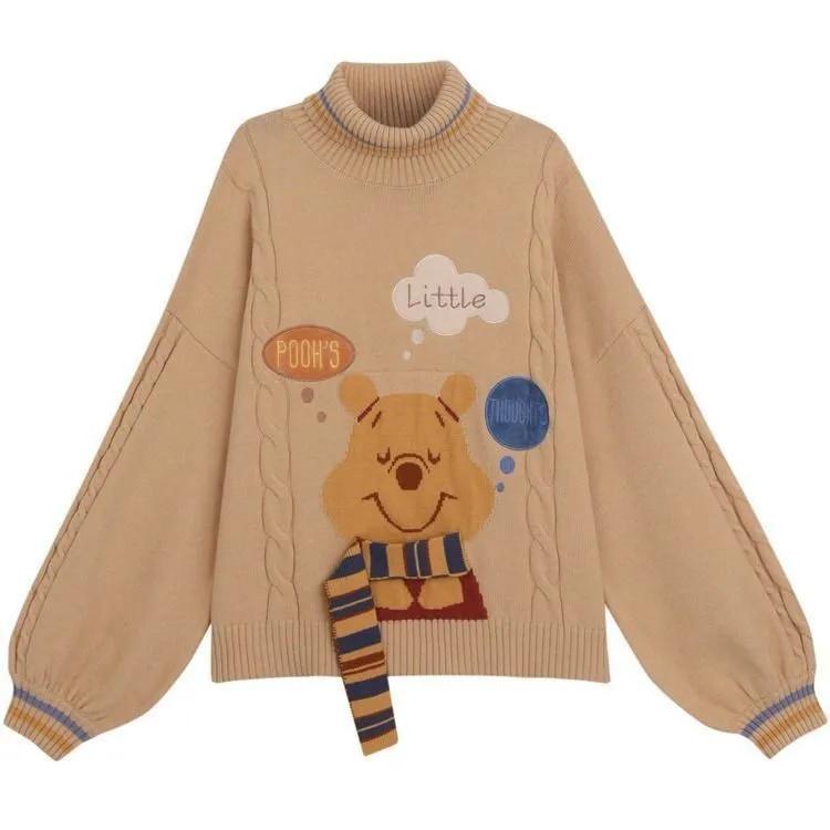 Adorable Women's Turtleneck Knit Sweater thick Warm Cartoon Winter Soft Comfortable Casual Fashion Pullover Sweater sweet clothe
Adorable Women's Turtleneck Knit Sweater thick Warm Cartoon Winter Soft Comfortable Casual Fashion Pullover Sweater sweet clothe