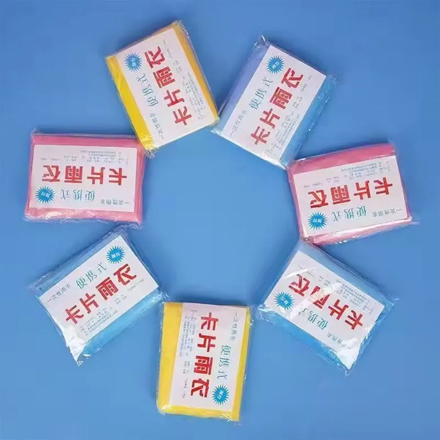 1/3pcs Portable Card Pack Disposable Rain Poncho Waterproof Emergency Raincoat for Travel Camping Outdoor Activities
1/3pcs Portable Card Pack Disposable Rain Poncho Waterproof Emergency Raincoat for Travel Camping Outdoor Activities