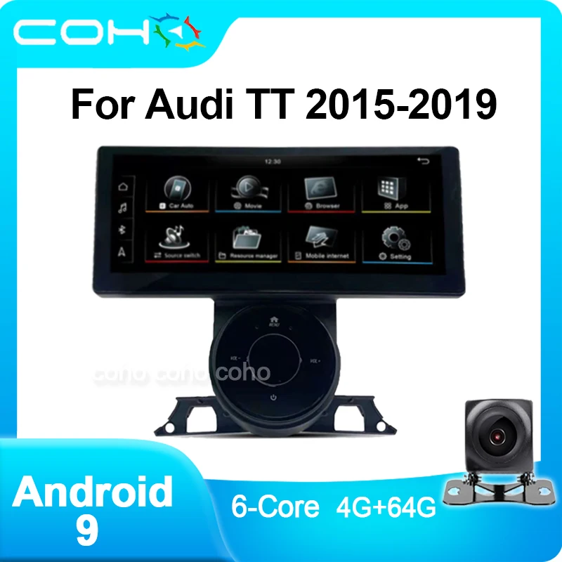 COHO For Audi TT 2015-2019 Car Multimedia Player Radio Android 9 Octe-Core RAM 4G ROM 64G QLED 1920*720
COHO For Audi TT 2015-2019 Car Multimedia Player Radio Android 9 Octe-Core RAM 4G ROM 64G QLED 1920*720