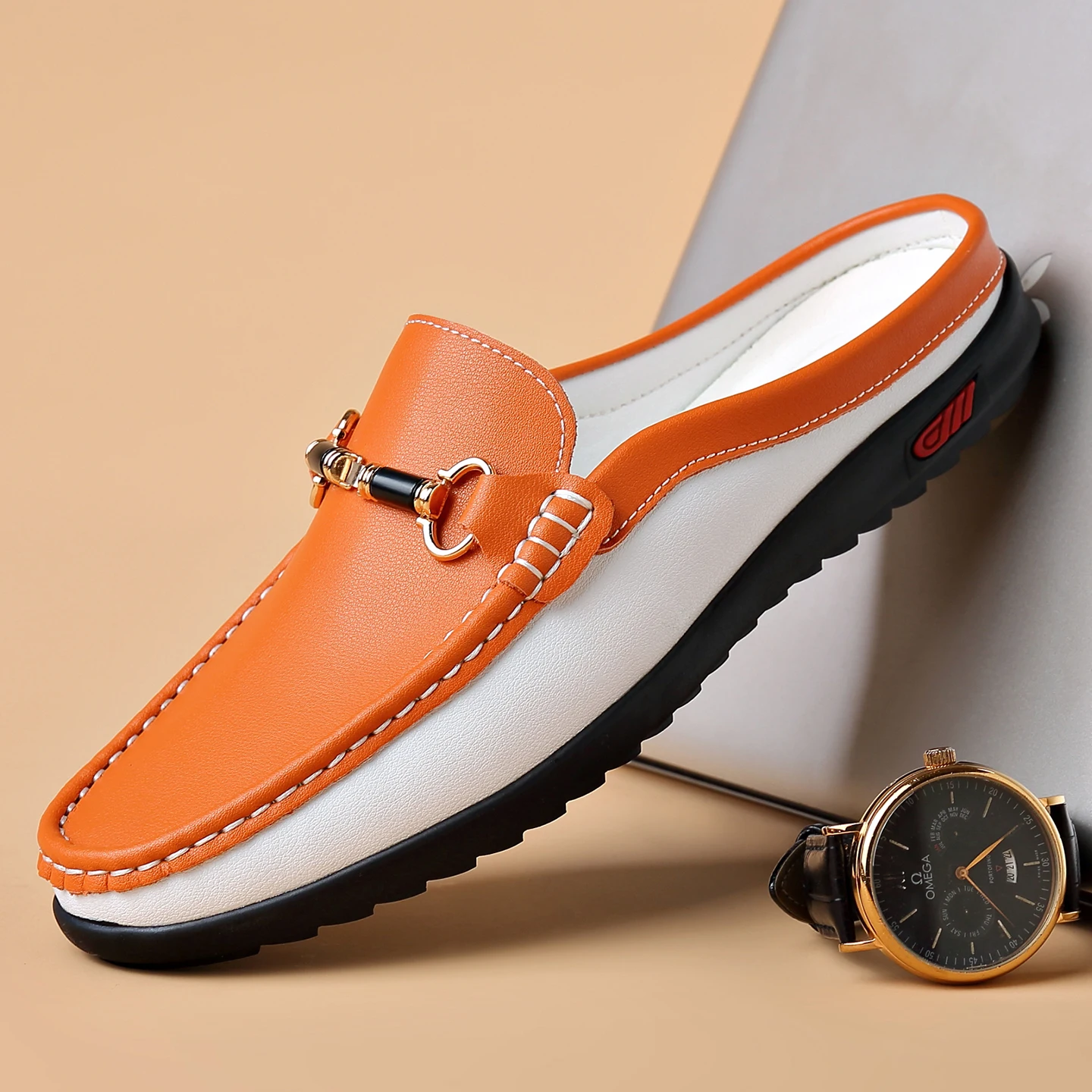 Classic Breathable Mens Muller Shoes Half Slippers Genuine Leathe Loafers Male Comfy Flats Lazy Shoes Soft Handmade Casual Shoes
Classic Breathable Mens Muller Shoes Half Slippers Genuine Leathe Loafers Male Comfy Flats Lazy Shoes Soft Handmade Casual Shoes