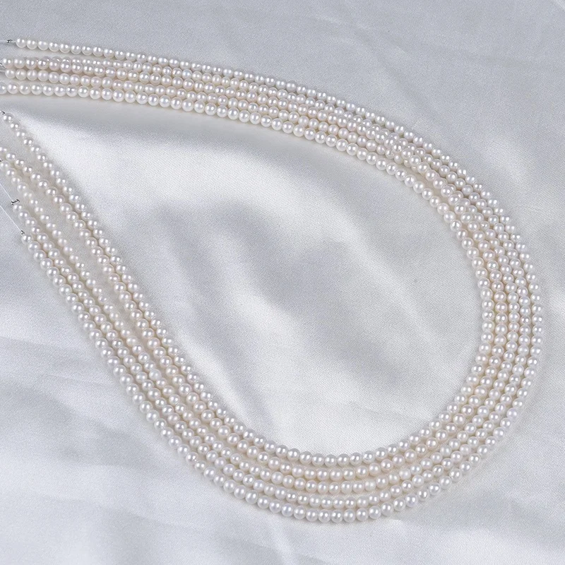 Wholesale 3-3.5mm AAA natural white freshwater pearls round beads strand for jewelry making
Wholesale 3-3.5mm AAA natural white freshwater pearls round beads strand for jewelry making