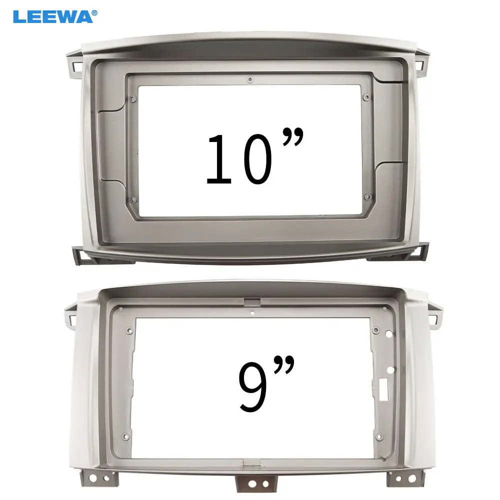 LEEWA Car Audio Radio 9"/10.1" Big Screen 2DIN Fascia Frame Adapter For LAND CRUISER 100 CD/DVD Player Dash Fitting Panel Frame
LEEWA Car Audio Radio 9"/10.1" Big Screen 2DIN Fascia Frame Adapter For LAND CRUISER 100 CD/DVD Player Dash Fitting Panel Frame