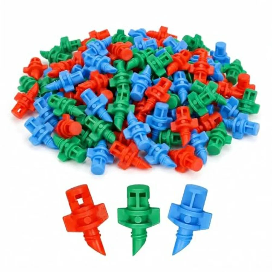 150 PCS Drip Irrigation Nozzle, Micro Sprinkler Head, Micro Garden Lawn Misting Nozzle, for Plant Irrigation System 90/180/360
150 PCS Drip Irrigation Nozzle, Micro Sprinkler Head, Micro Garden Lawn Misting Nozzle, for Plant Irrigation System 90/180/360