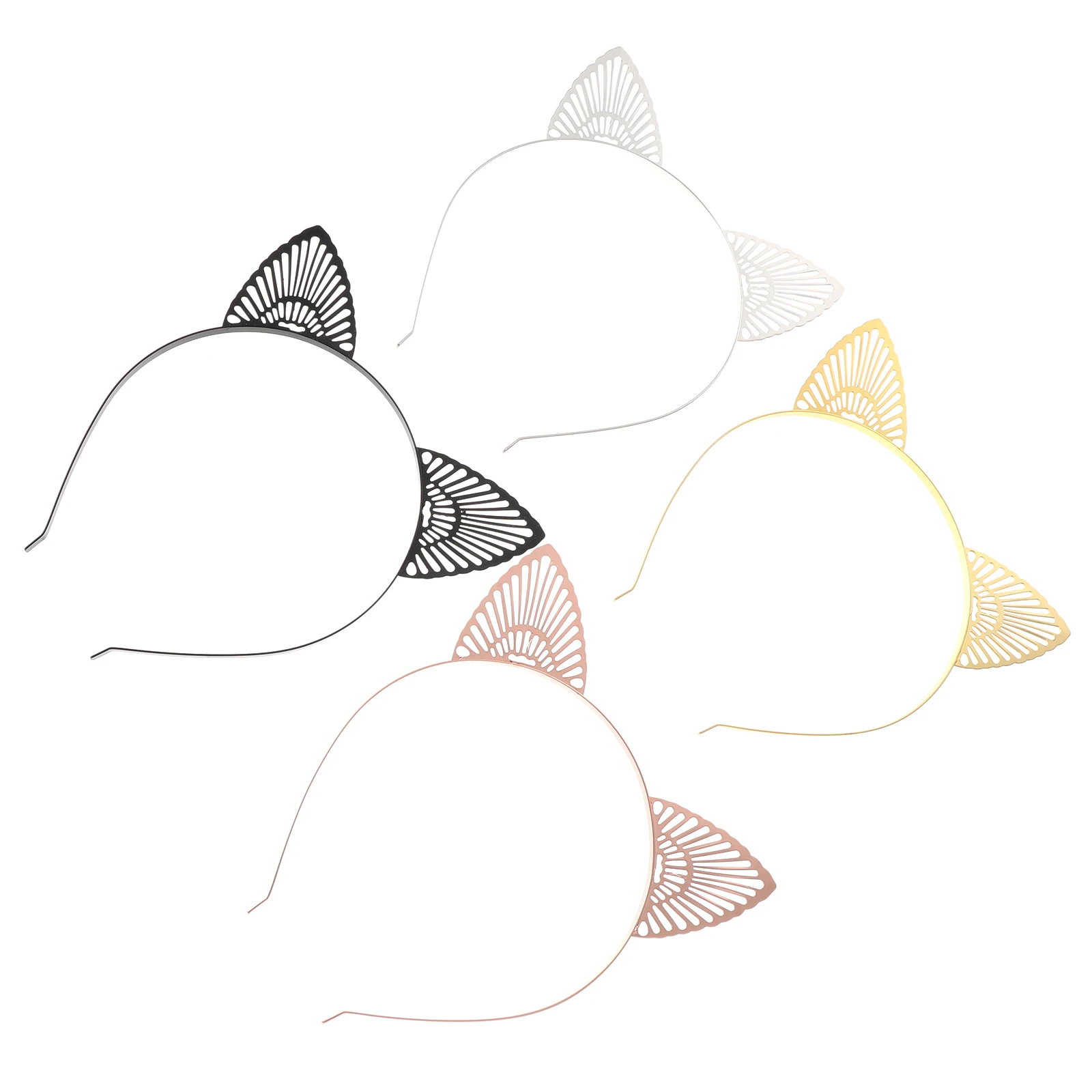4 Pcs Metal Cat Ear Hairbands Durable Lovely Accessories Halloween Cartoon Animal Ears Adults Child Stage Performance Hair Tools
4 Pcs Metal Cat Ear Hairbands Durable Lovely Accessories Halloween Cartoon Animal Ears Adults Child Stage Performance Hair Tools