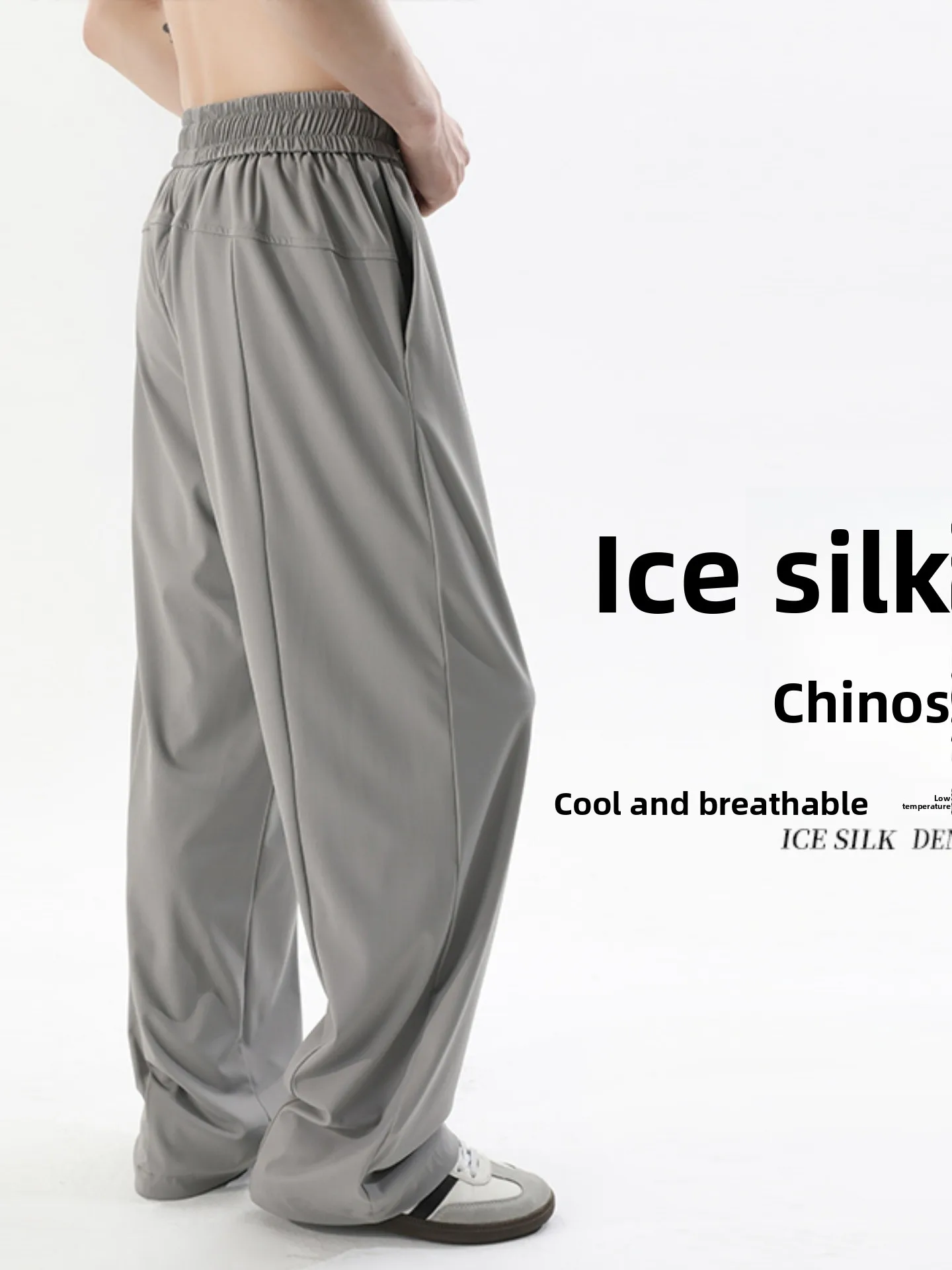 Cool Sensation Ice Skin Men's Spring Summer Thin Straight Loose Slimming Wide Leg Pants Casual Trousers Faionable Straight Cut
Cool Sensation Ice Skin Men's Spring Summer Thin Straight Loose Slimming Wide Leg Pants Casual Trousers Faionable Straight Cut