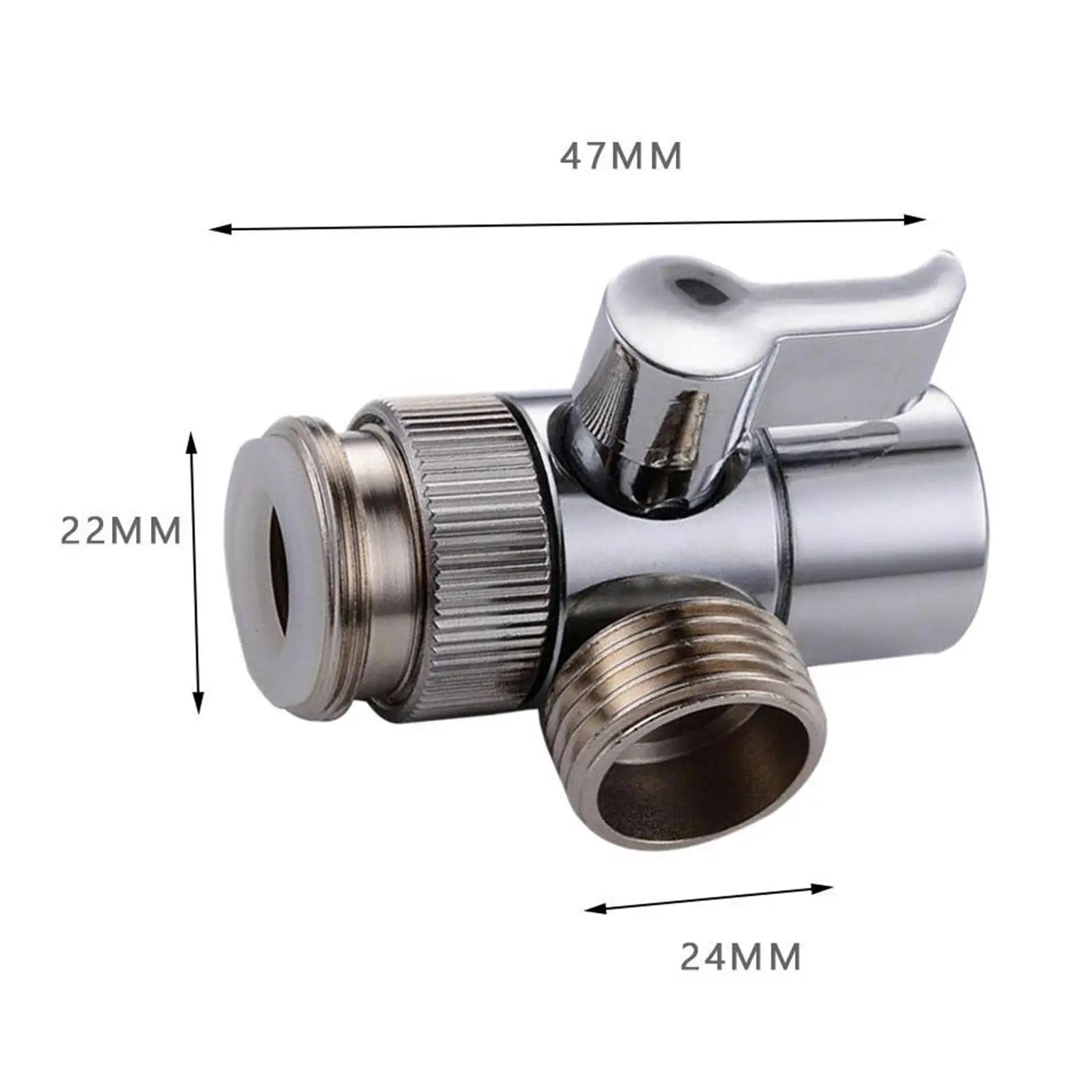 Durable Brass Shower Head Diverter Valve Easy Mix Hot Cold Water Adapter for Bidet Sprayer Use
Durable Brass Shower Head Diverter Valve Easy Mix Hot Cold Water Adapter for Bidet Sprayer Use