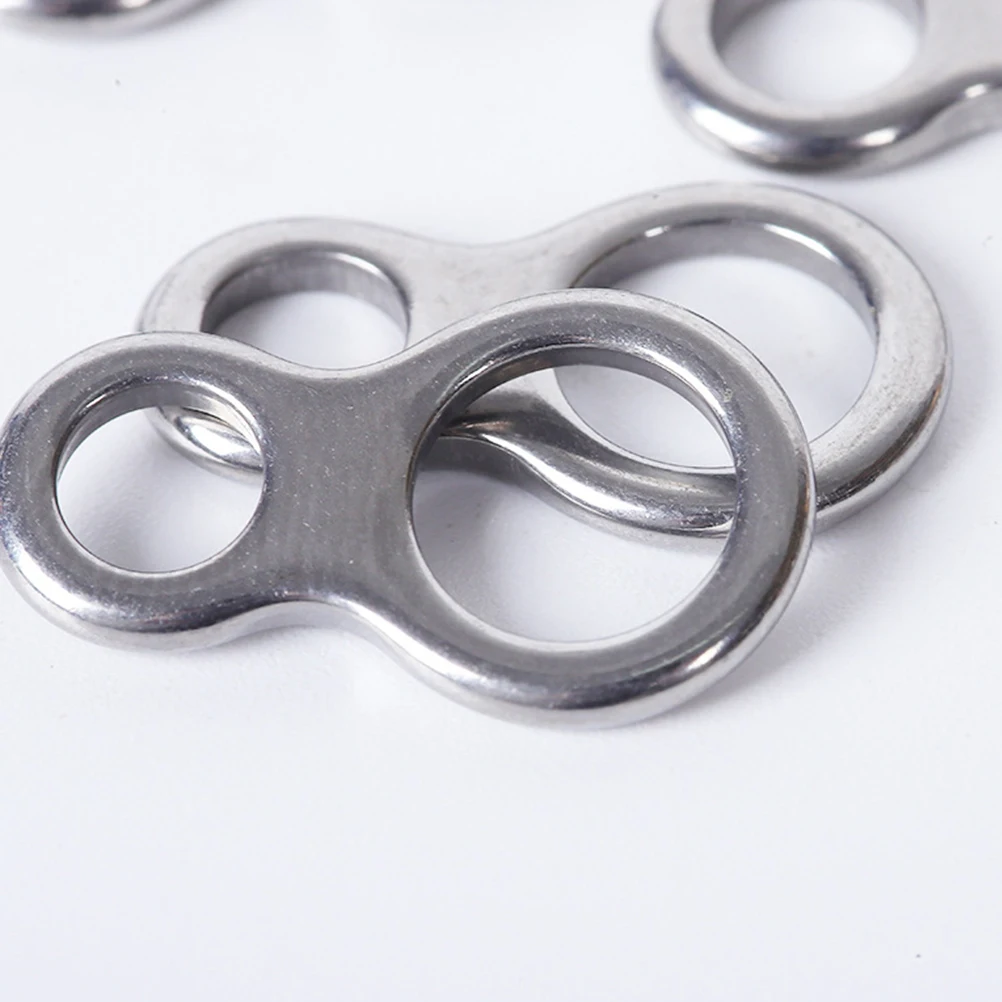 10 PCS Eight Figure Ring Connector Fishing Clip Stainless Steel Boat Lure Fastener Silver Clips
10 PCS Eight Figure Ring Connector Fishing Clip Stainless Steel Boat Lure Fastener Silver Clips