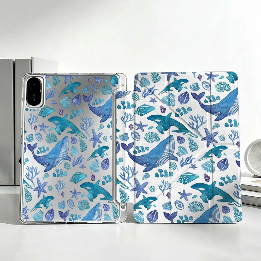 Ocean Blue Whale Seashells Soft For Xiaomi Mi Pad 8 7 6 5 Pro Redmi Pad SE 2 Poco Pad Foldable 3Y Tablet Case
Ocean Blue Whale Seashells Soft For Xiaomi Mi Pad 8 7 6 5 Pro Redmi Pad SE 2 Poco Pad Foldable 3Y Tablet Case