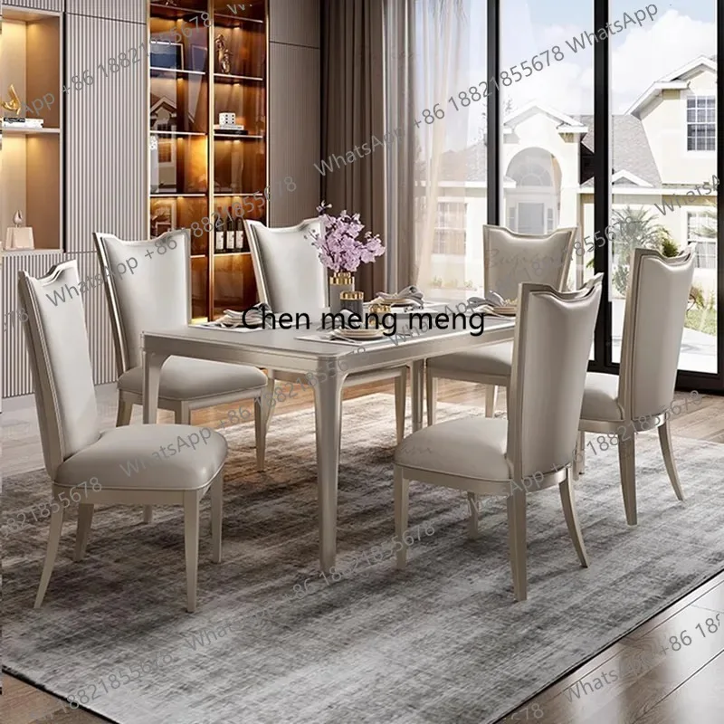 Luxury Chairs Dining Table Kitchen Restaurant Marble Living Room Dining Table Lounge High Mesas De Comedor Commercial
Luxury Chairs Dining Table Kitchen Restaurant Marble Living Room Dining Table Lounge High Mesas De Comedor Commercial