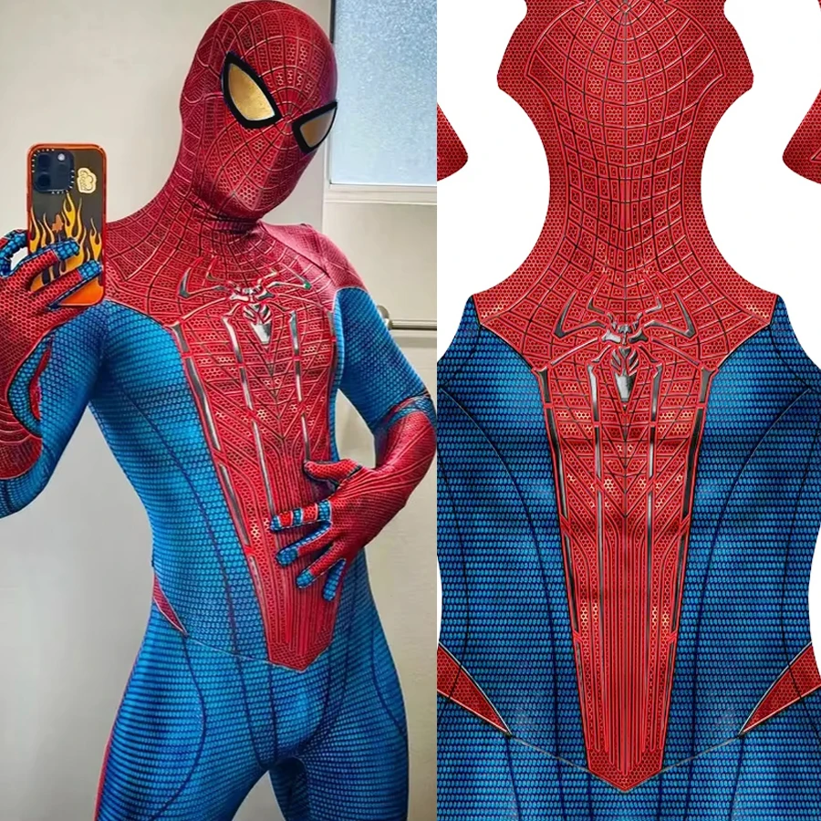 TASM 1 Cosplay The Amazing Spiderman Costume Superhero Spandex Zentai Bodysuit Garfield Amazing Spider Outfit Halloween Costume
TASM 1 Cosplay The Amazing Spiderman Costume Superhero Spandex Zentai Bodysuit Garfield Amazing Spider Outfit Halloween Costume