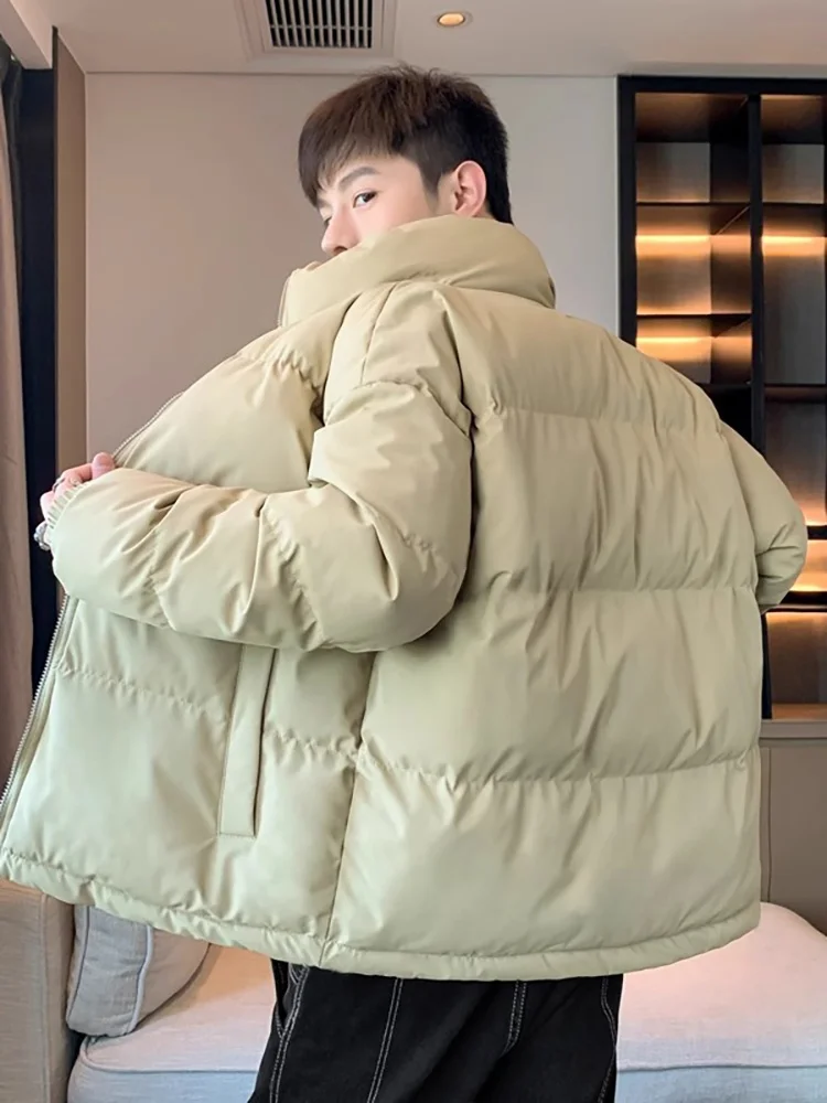 Мужская зимняя утепленная хлопковая куртка свободного кроя, теплая, молодежная, модная, с длинными рукавами, на молнии, без бренда
Мужская зимняя утепленная хлопковая куртка свободного кроя, теплая, молодежная, модная, с длинными рукавами, на молнии, без бренда