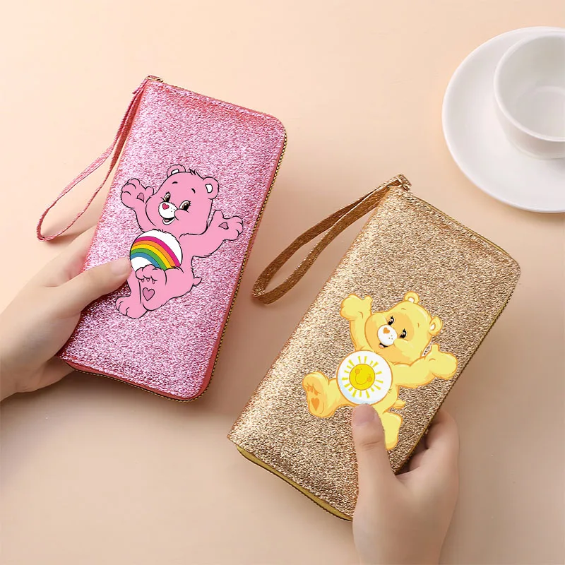New Care Bears Girl Baby Kawaii Starry Glitter Wallet Cartoon Anime Purse Women's Fashion Multifunctional Long Money Bags Gifts
New Care Bears Girl Baby Kawaii Starry Glitter Wallet Cartoon Anime Purse Women's Fashion Multifunctional Long Money Bags Gifts