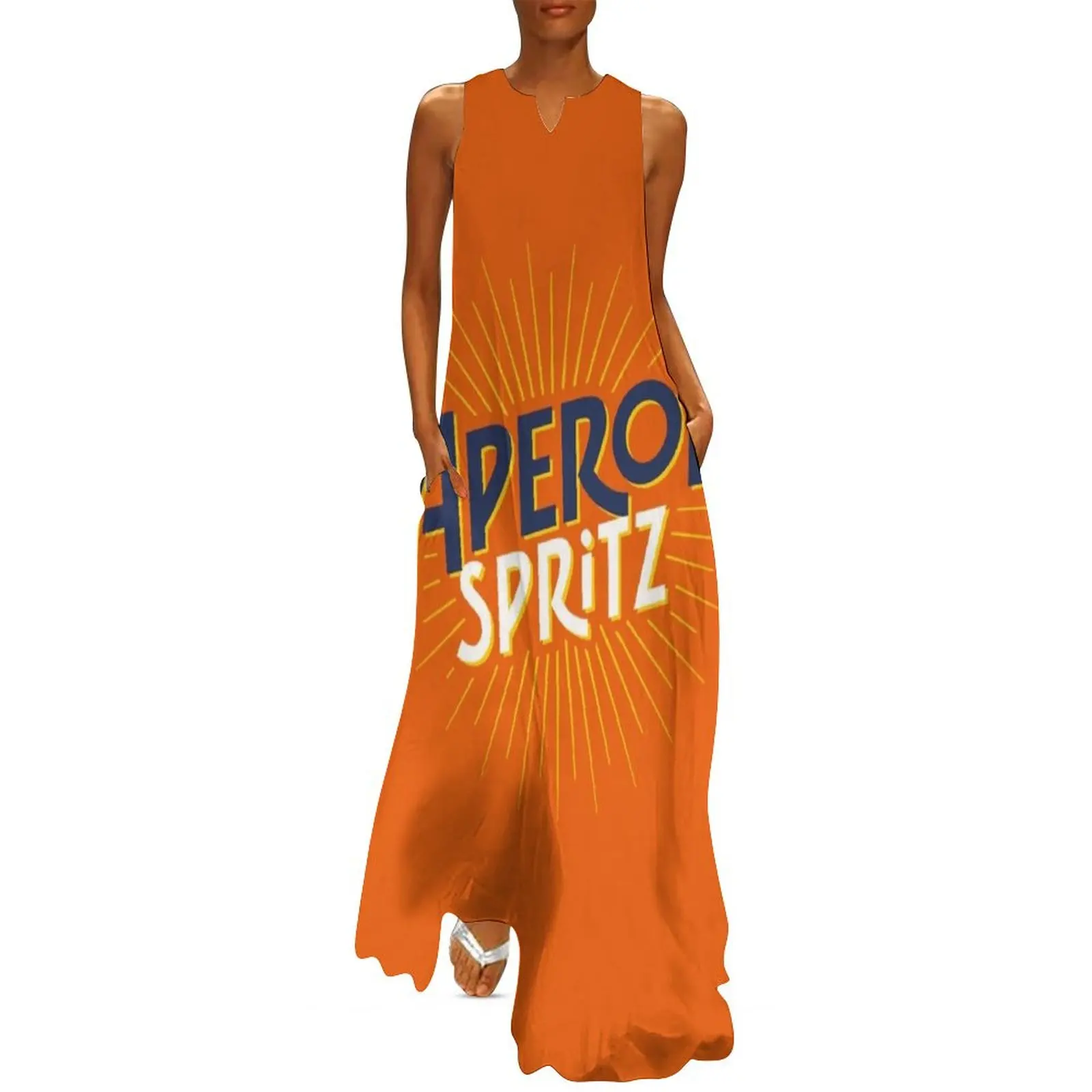 Aperol Spritz Orange Long Dress dress summer 2025 women summer dress Long veiled dresses
Aperol Spritz Orange Long Dress dress summer 2025 women summer dress Long veiled dresses