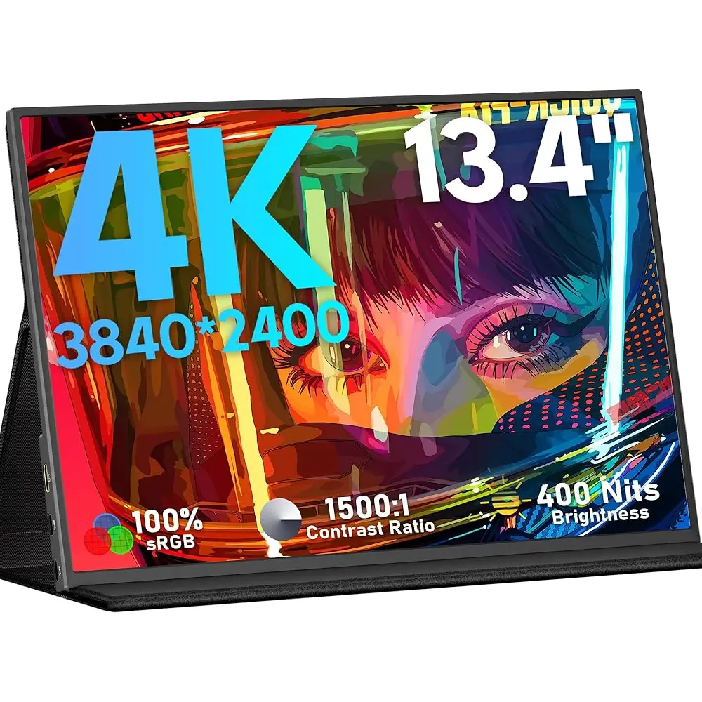 Free Shipping4K Portable Monitor 13.4\ 3840 x 2400 UHD USB-C HDMI Laptop Monitor, 100% sRGB IPS Computer Gaming Display HDR Trav
Free Shipping4K Portable Monitor 13.4\ 3840 x 2400 UHD USB-C HDMI Laptop Monitor, 100% sRGB IPS Computer Gaming Display HDR Trav
