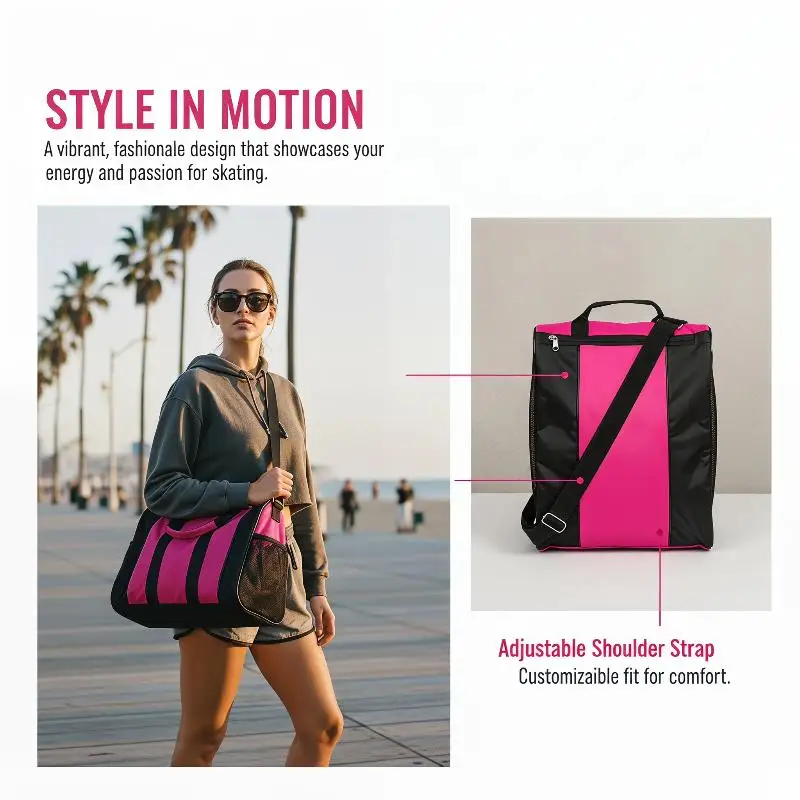 3 Layers Breathable Kids Skate Bag Spacious for Skating Accessories Storage
3 Layers Breathable Kids Skate Bag Spacious for Skating Accessories Storage