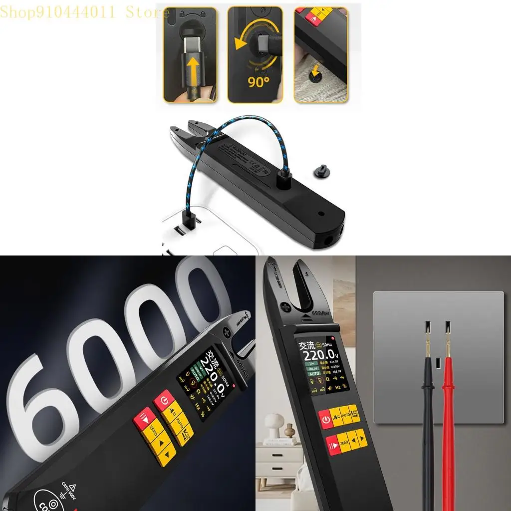 28GF Professional Intelligent Electric Clamp Multimeter Capacitance Resistance Testers with Large Screen & Data Hold Function
28GF Professional Intelligent Electric Clamp Multimeter Capacitance Resistance Testers with Large Screen & Data Hold Function