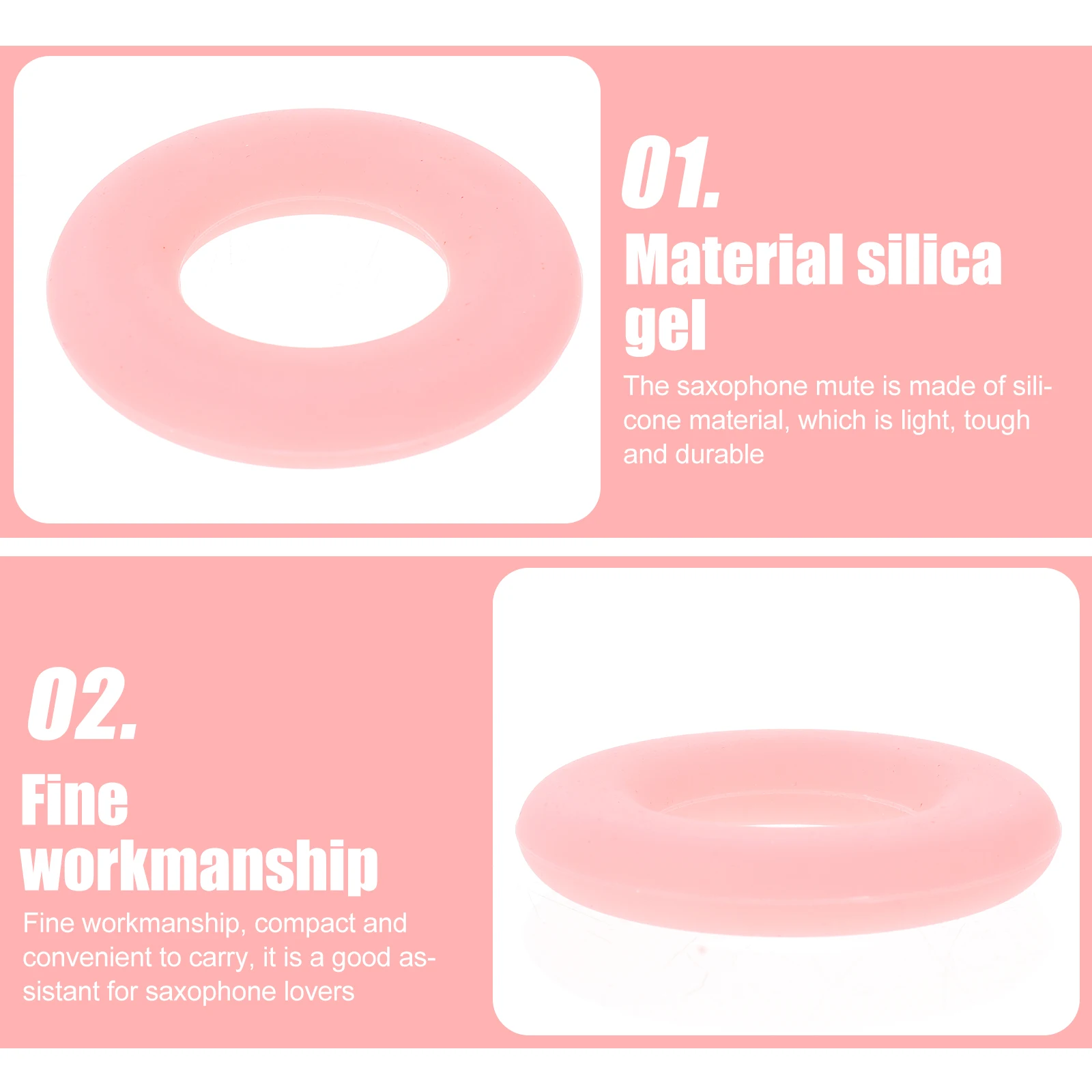 Saxophone Practice Mute Musical Instrument Accessories Accessory for Silica Gel Dampener Part
Saxophone Practice Mute Musical Instrument Accessories Accessory for Silica Gel Dampener Part