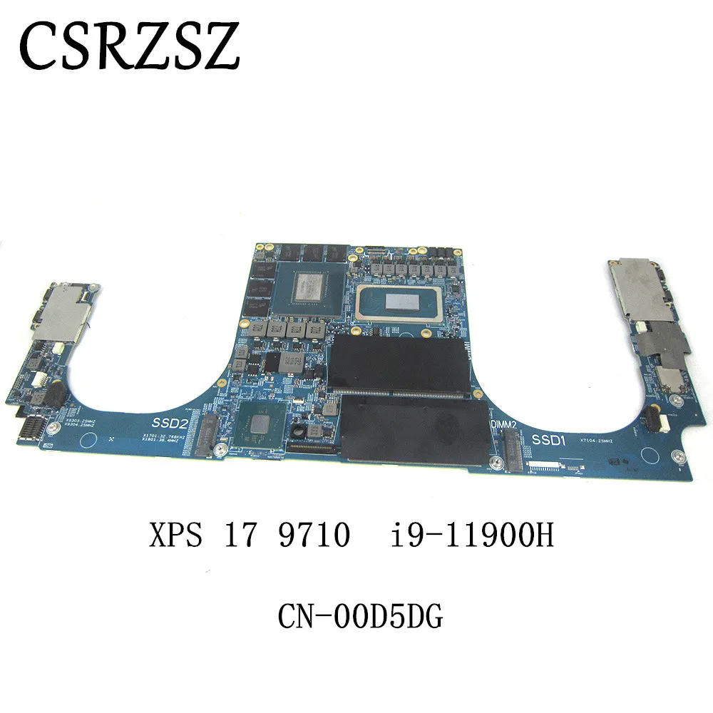 For Dell XPS 17 9710 Laptop motherboard with i9-11900H CPU CN-00D5DG 00D5DG 0D5DG 100% test ok
For Dell XPS 17 9710 Laptop motherboard with i9-11900H CPU CN-00D5DG 00D5DG 0D5DG 100% test ok
