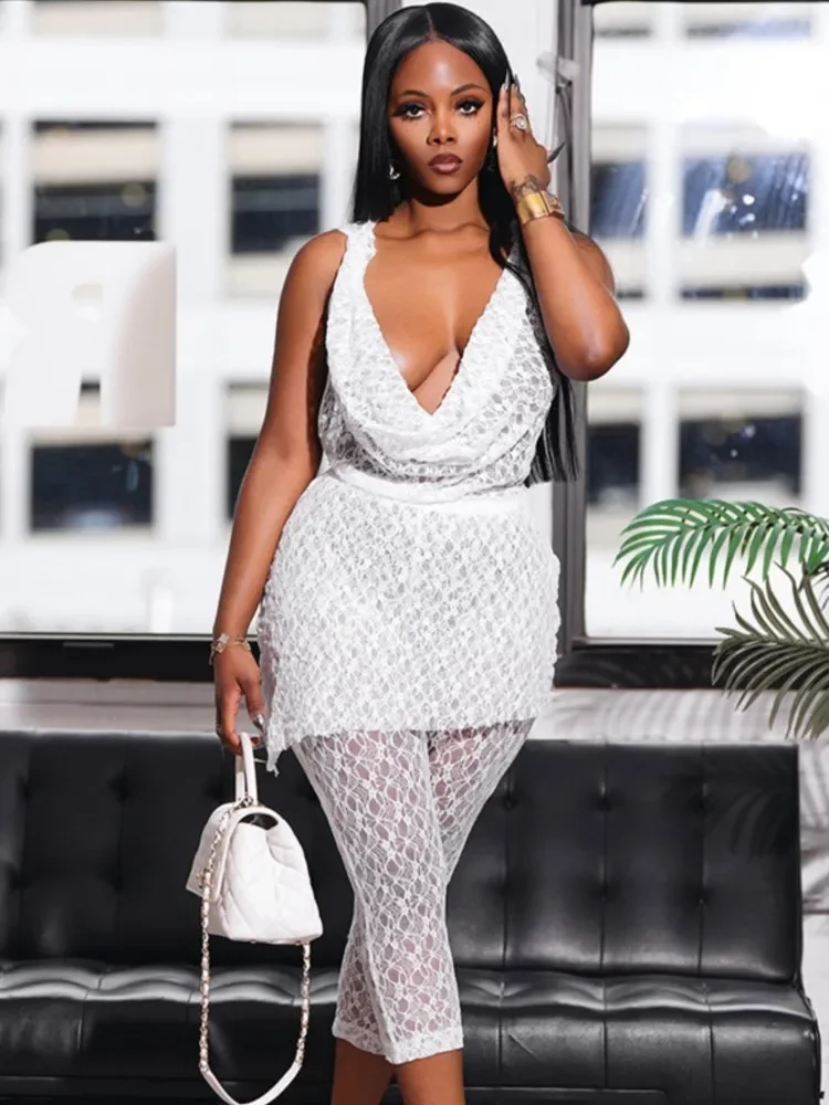 Suimsuit Cover up Beach 2025 Knitted Hollow Out cardigan Top Straight Pants Sets Mesh High-Waist Bottoms Suit Sexy Streetwear
Suimsuit Cover up Beach 2025 Knitted Hollow Out cardigan Top Straight Pants Sets Mesh High-Waist Bottoms Suit Sexy Streetwear