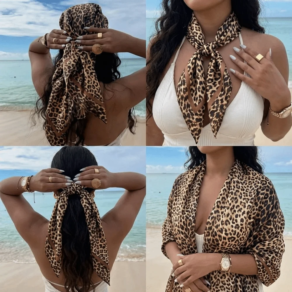 Neckerchief Elegant Head Silk Scarf Printed 90cmx90cm Satin Bandana Large Size All-match Square Hijab Ladies
Neckerchief Elegant Head Silk Scarf Printed 90cmx90cm Satin Bandana Large Size All-match Square Hijab Ladies