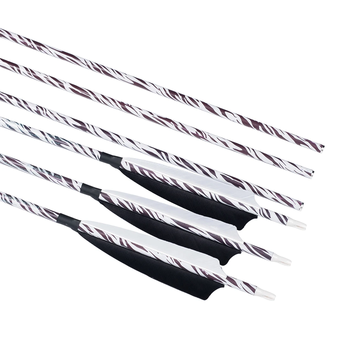 Linkboy-Archery Carbon Arrow, Spine 400, 28, 29, 32, 4Inch, Feather, 75gr Tips, Traditional Bow, Hunting, Shooting, 6Pcs
Linkboy-Archery Carbon Arrow, Spine 400, 28, 29, 32, 4Inch, Feather, 75gr Tips, Traditional Bow, Hunting, Shooting, 6Pcs