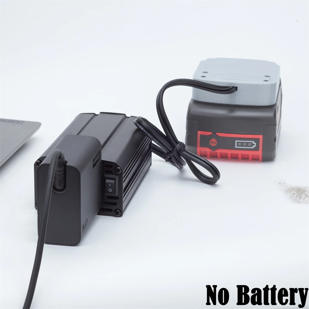 200W Power Inverter Wave Adapter for DeWalt/Milwaukee/Makita 18V DC to 120V AC with Dual USB Powered Compact Cordless Inverter
200W Power Inverter Wave Adapter for DeWalt/Milwaukee/Makita 18V DC to 120V AC with Dual USB Powered Compact Cordless Inverter