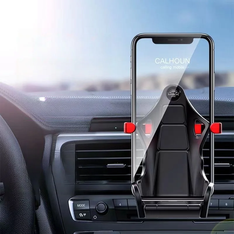 Car Racing Seat Carbon Fiber Pattern Phone Holder Creative Design Universal Air Vent Car Resistant Navigation Bracket GPS Clip
Car Racing Seat Carbon Fiber Pattern Phone Holder Creative Design Universal Air Vent Car Resistant Navigation Bracket GPS Clip