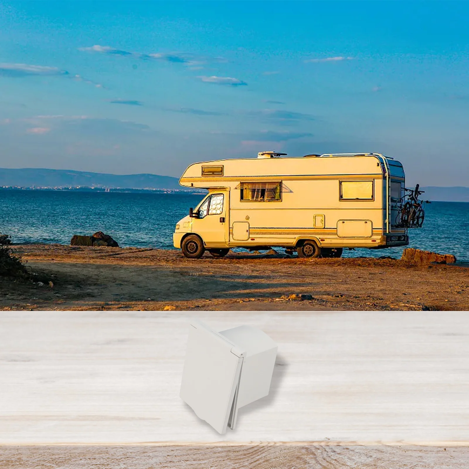 1 Piece 16A IP44 Waterproof External Socket Square Plastic Power Outlet For RV Camper Trailer Modification Accessories
1 Piece 16A IP44 Waterproof External Socket Square Plastic Power Outlet For RV Camper Trailer Modification Accessories