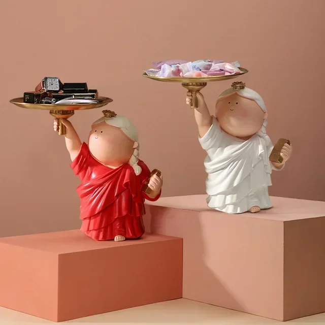 Nordic Resin Liberty Storage Tray Box Statues Office Restaurant Table Accessories Crafts Home room Desktop Figurines Decoration
Nordic Resin Liberty Storage Tray Box Statues Office Restaurant Table Accessories Crafts Home room Desktop Figurines Decoration