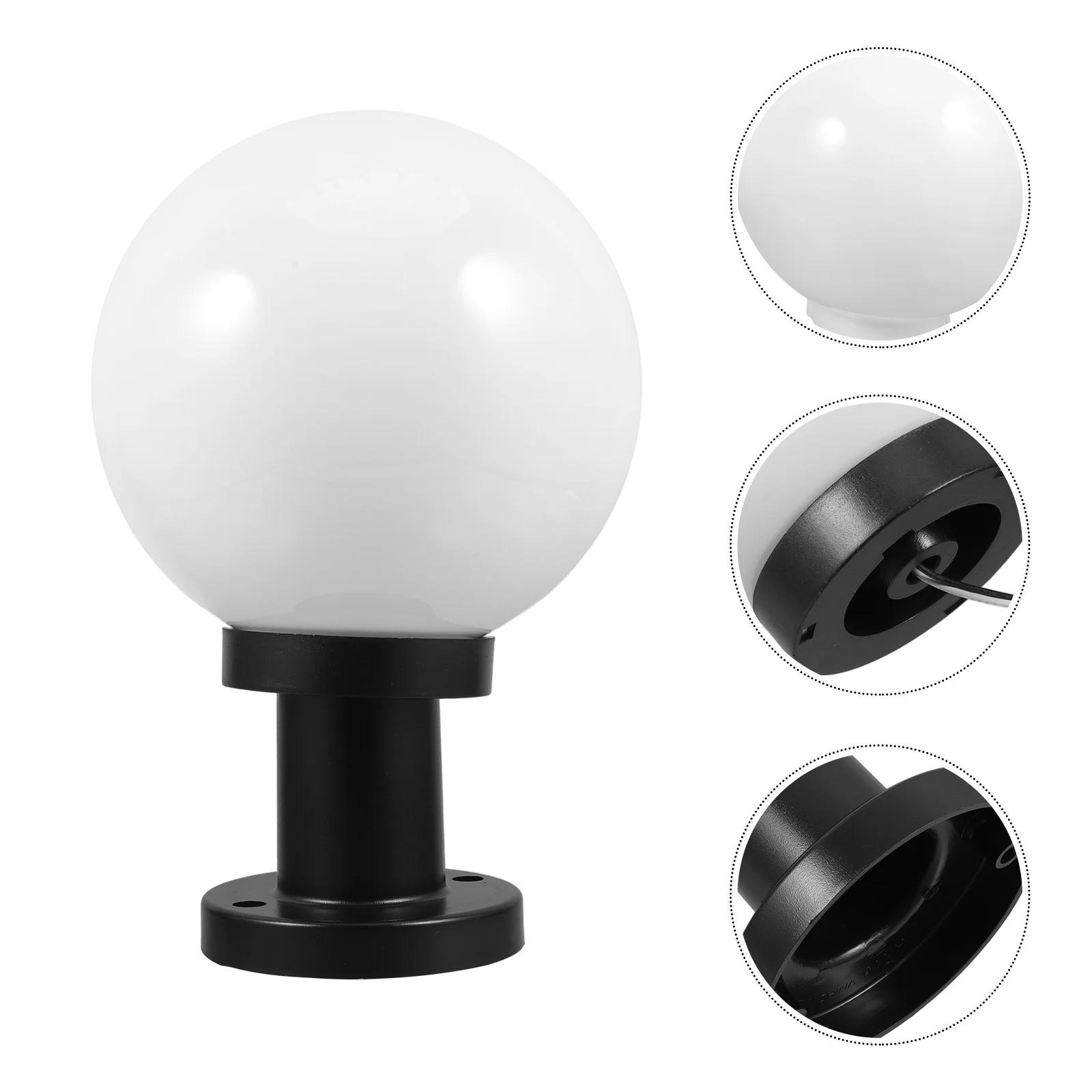 Fence Lights Post Deck Bulbs Solar Outdoor Light Ball Lamps for Patio Acrylic Plastic Decor
Fence Lights Post Deck Bulbs Solar Outdoor Light Ball Lamps for Patio Acrylic Plastic Decor