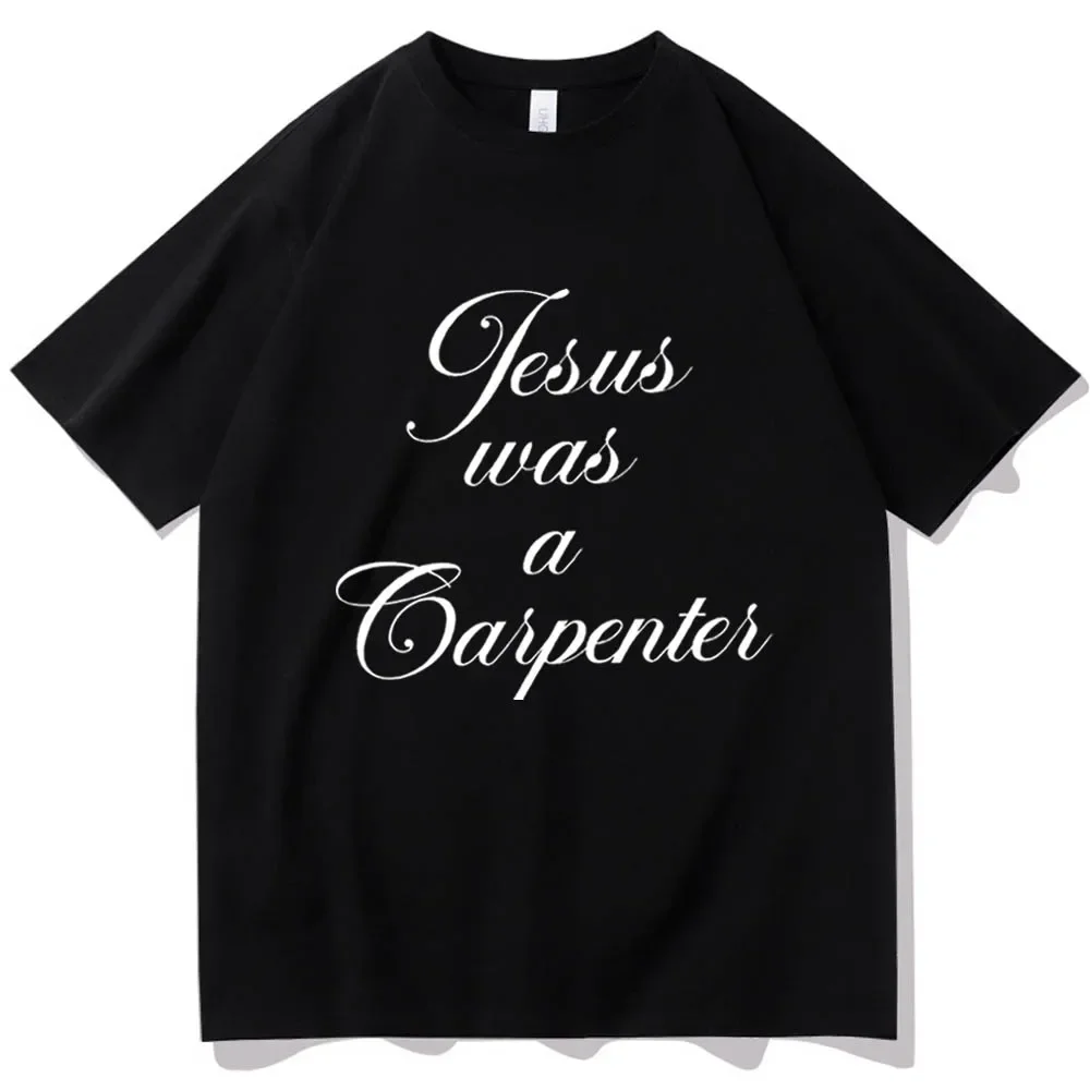 Jesus Was A Carpenter T-Shirt Sabrina Carpenter Fans Unisex O-Neck Short Sleeve Shirts Tshirt Flower Printed Short Sleeve
Jesus Was A Carpenter T-Shirt Sabrina Carpenter Fans Unisex O-Neck Short Sleeve Shirts Tshirt Flower Printed Short Sleeve