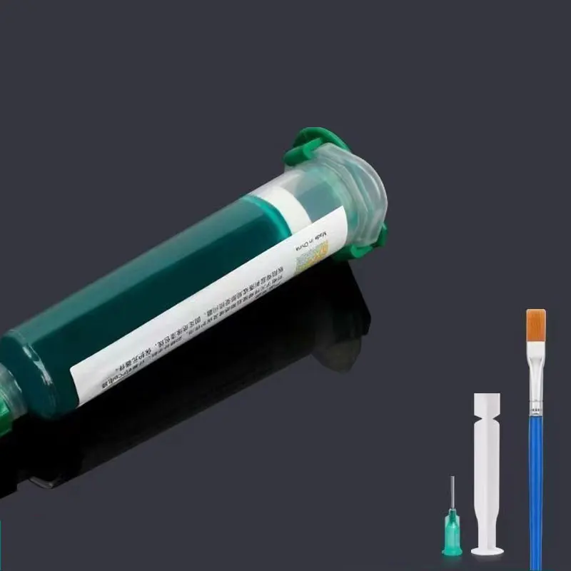 1pcs 10ML Green UV Solder Mask BGA PCB Paint Prevent Corrosive Arcing Soldering Paste Flux PCB UV Photosensitive Inks
1pcs 10ML Green UV Solder Mask BGA PCB Paint Prevent Corrosive Arcing Soldering Paste Flux PCB UV Photosensitive Inks