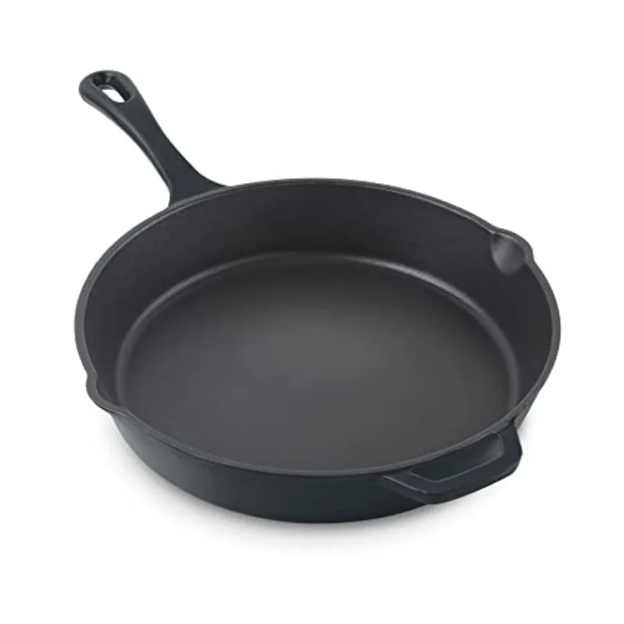 Zakarian x Nonstick Cast Iron Skillet - Versatile Frying Pan Cookware - Oven-Safe Searing Skillet with Pour Spout and Quick-Cle
Zakarian x Nonstick Cast Iron Skillet - Versatile Frying Pan Cookware - Oven-Safe Searing Skillet with Pour Spout and Quick-Cle
