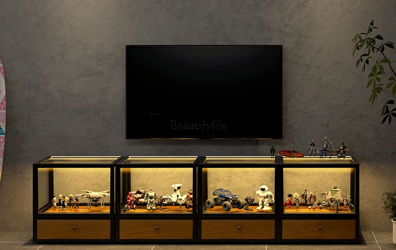 Multifunctional Combined TV Cabinet Modern Light Luxury Creative Magnetic Sealed Door Glass with Light
Multifunctional Combined TV Cabinet Modern Light Luxury Creative Magnetic Sealed Door Glass with Light