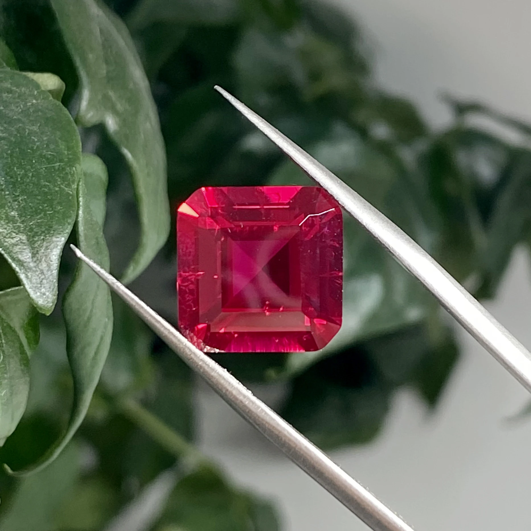 Square Shape Lab Grown Ruby Pigeon Blood Red Ruby Emerald Cut with Cracks Inclusions Inside Loose Stone with AGL Certificate
Square Shape Lab Grown Ruby Pigeon Blood Red Ruby Emerald Cut with Cracks Inclusions Inside Loose Stone with AGL Certificate