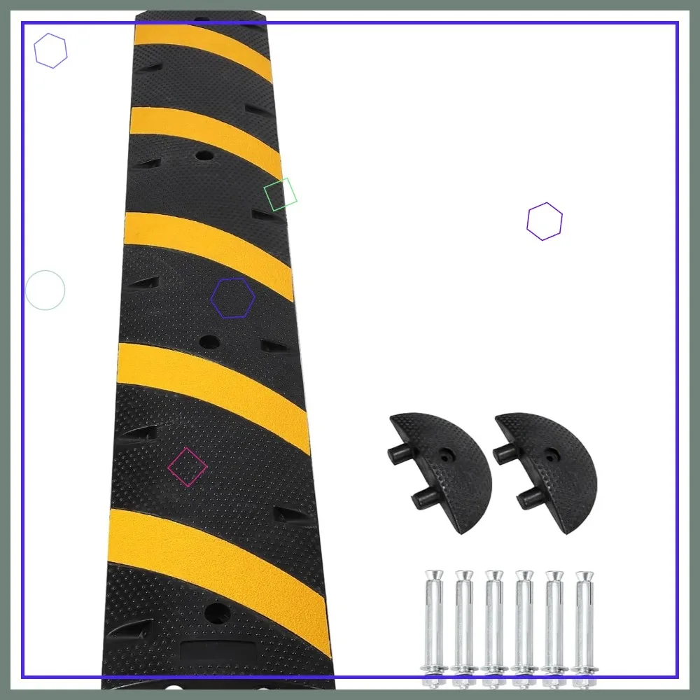 Резиновый лежачий полицейский 84 дюйма, 2-канальный защитный проход для кабелей, грузоподъемность 25000 фунтов для безопасности на подъездной дороге
Резиновый лежачий полицейский 84 дюйма, 2-канальный защитный проход для кабелей, грузоподъемность 25000 фунтов для безопасности на подъездной дороге