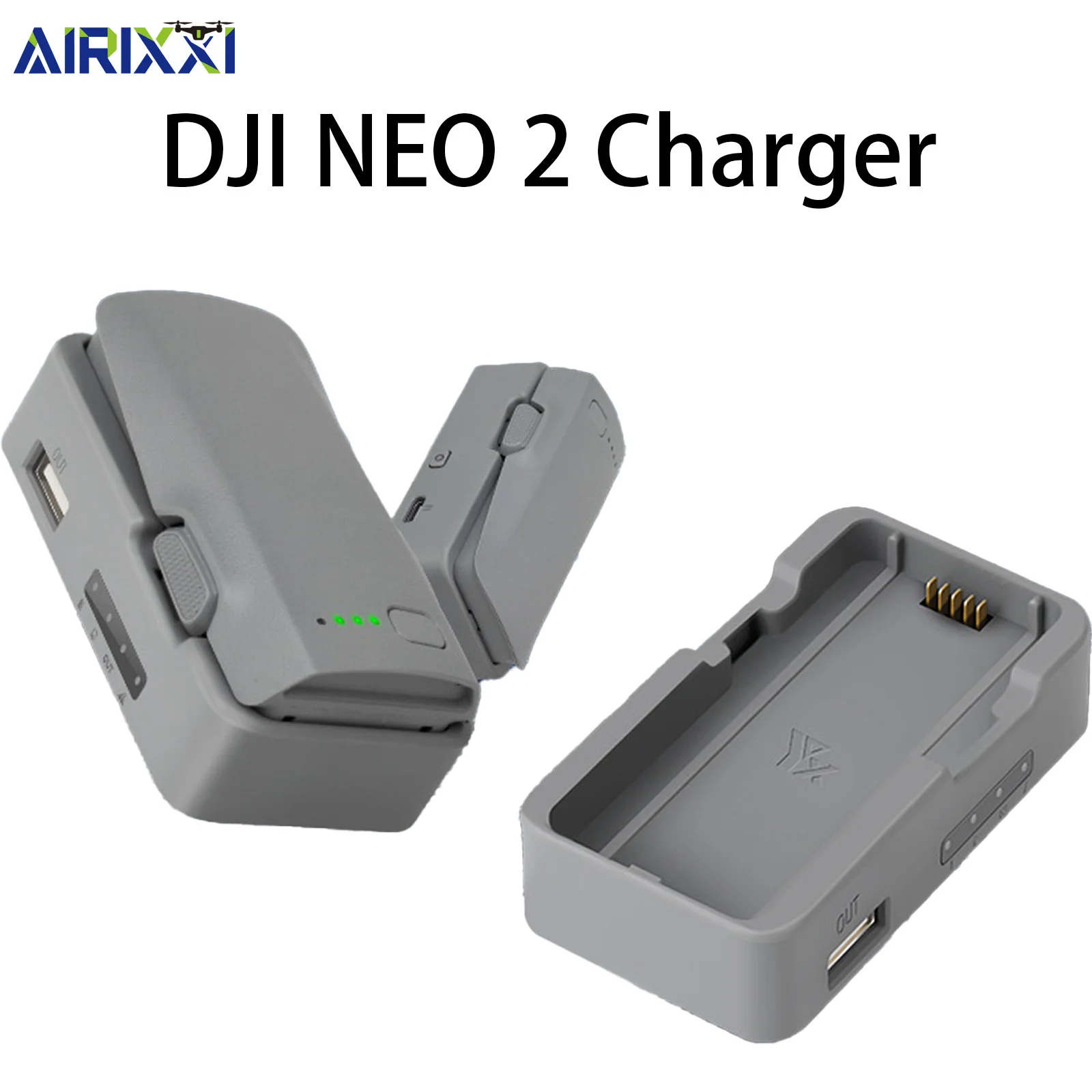 Однопортовое зарядное устройство AIRIXXI для аккумулятора DJI Neo2, USB-зарядное устройство с кабелем USB-A-USB-C, выход 8,6 В/2 А для аккумулятора DJI Neo2
Однопортовое зарядное устройство AIRIXXI для аккумулятора DJI Neo2, USB-зарядное устройство с кабелем USB-A-USB-C, выход 8,6 В/2 А для аккумулятора DJI Neo2