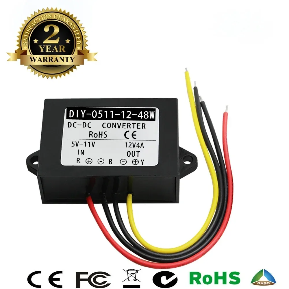 Converter DC 5V 6V 7V 8V 9V 10V 11V To 12V 3A 4A 48W Dc-Dc Step Up Waterproof Boost Power Supply Module Car Inverter
Converter DC 5V 6V 7V 8V 9V 10V 11V To 12V 3A 4A 48W Dc-Dc Step Up Waterproof Boost Power Supply Module Car Inverter