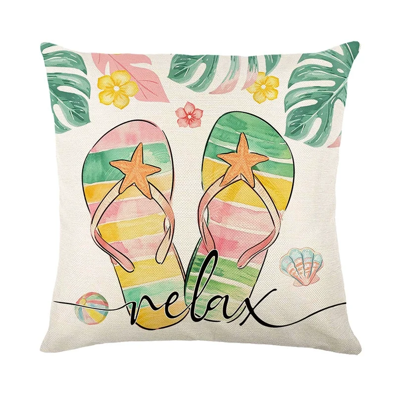 Hello Summer Sliper Beach NEW 45x45 Print Pattern 2025 Girl Cushion Cover Home Decoration Living Room Sofa Chair Pillow Cover
Hello Summer Sliper Beach NEW 45x45 Print Pattern 2025 Girl Cushion Cover Home Decoration Living Room Sofa Chair Pillow Cover