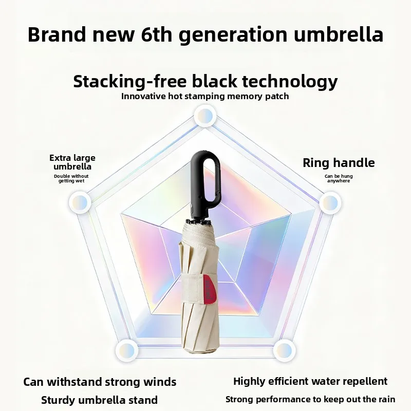 Umbrella, high-value folding umbrella for girls, sturdy and durable automatic sunshade umbrella for school
Umbrella, high-value folding umbrella for girls, sturdy and durable automatic sunshade umbrella for school