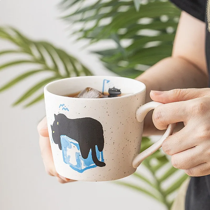 Ceramic Coffee Cup Mug Home Drinking Water Cup Office Cute Exquisite High Appearance Couple Porcelain Drinkware Gift Set
Ceramic Coffee Cup Mug Home Drinking Water Cup Office Cute Exquisite High Appearance Couple Porcelain Drinkware Gift Set