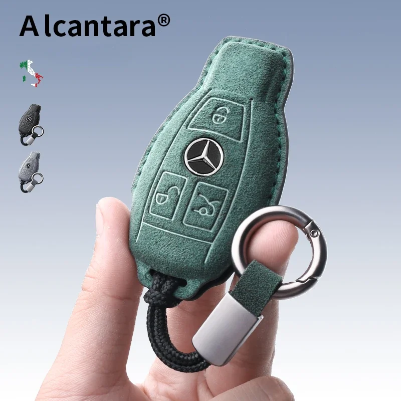 Leather Car Key Case For Mercedes Benz W176 W204 W205 W212 W463 A C E S G R Class GLS GLA GLK GLC CLS CLA AMG Suede Accessories
Leather Car Key Case For Mercedes Benz W176 W204 W205 W212 W463 A C E S G R Class GLS GLA GLK GLC CLS CLA AMG Suede Accessories