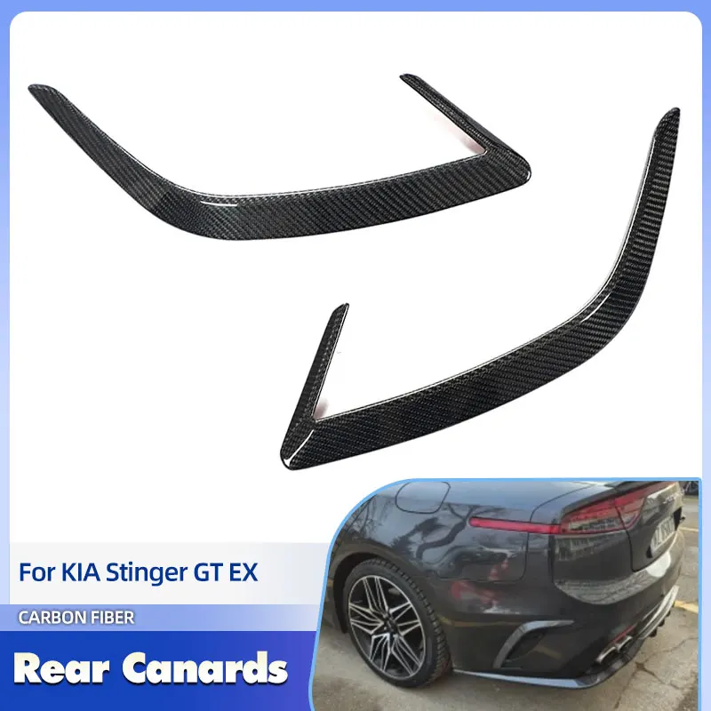 Car Rear Bumper Canards Carbon Fiber for KIA Stinger GT EX Hatchback 2018-2023 Racing Rear Air Vent Cover Trims Body Kits FRP
Car Rear Bumper Canards Carbon Fiber for KIA Stinger GT EX Hatchback 2018-2023 Racing Rear Air Vent Cover Trims Body Kits FRP